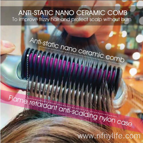 Fast Heating Private Label Hair Straighteners brush